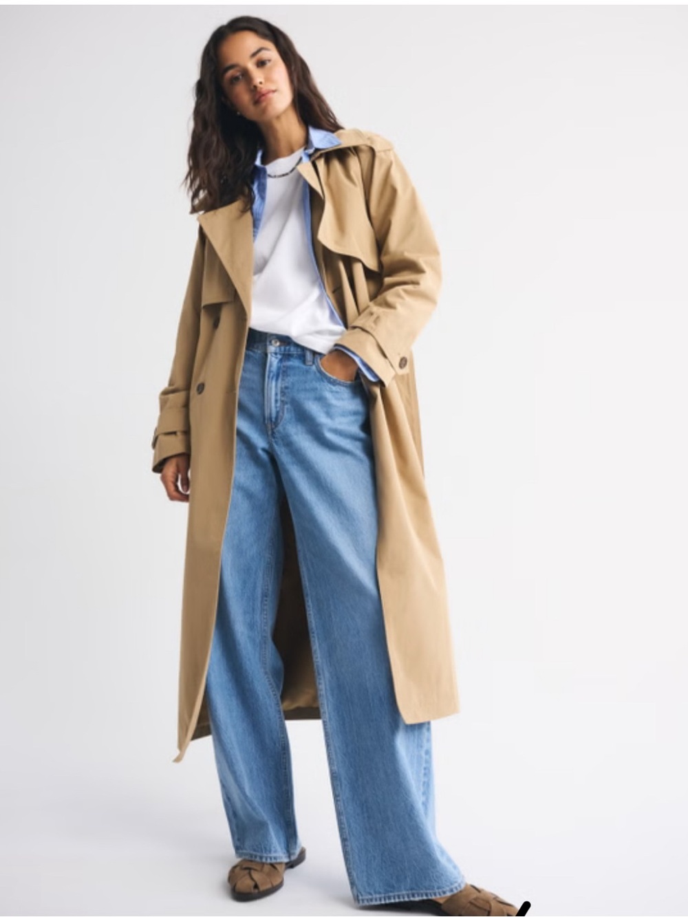 Abercrombie and fitch trench coat